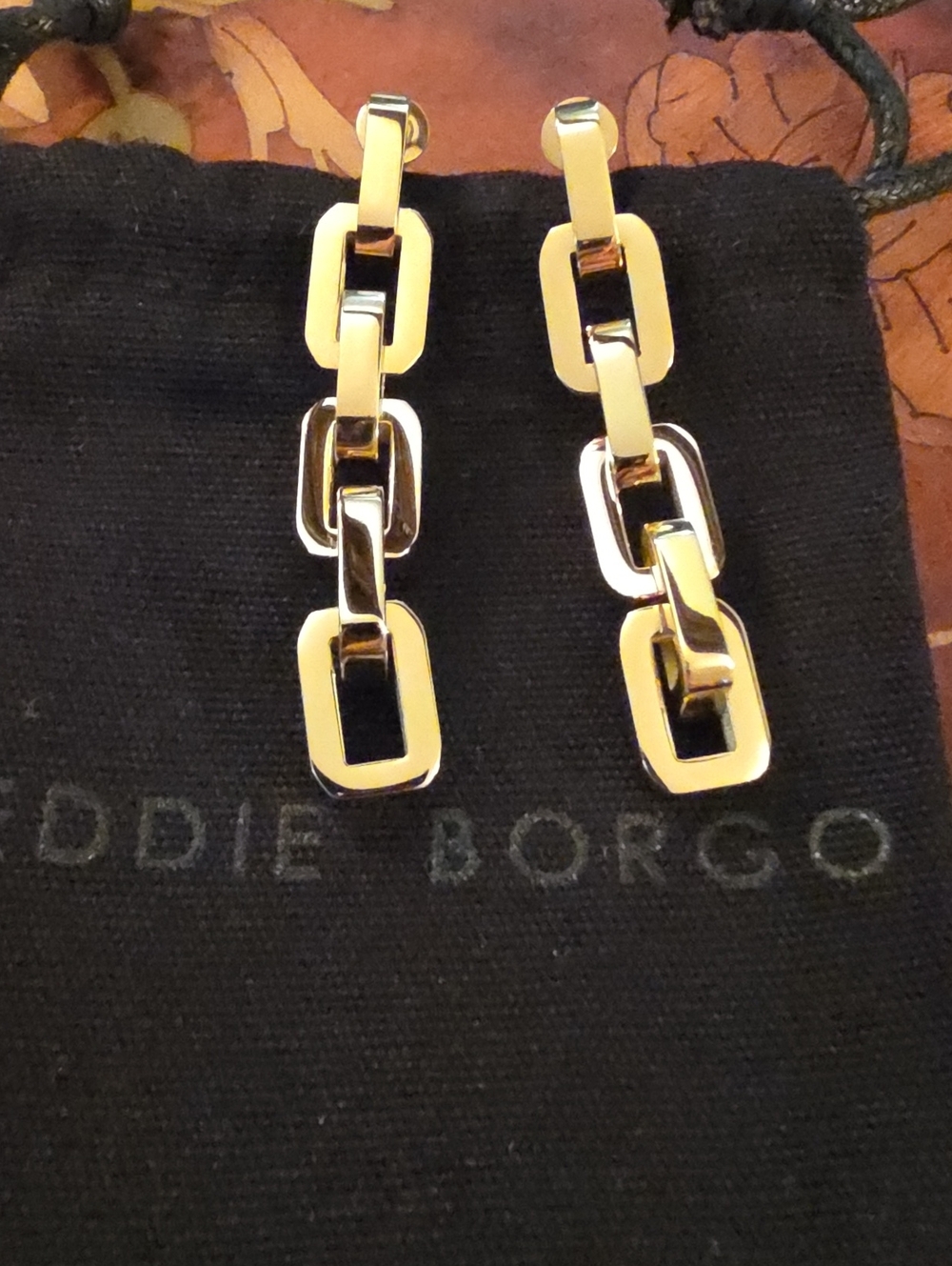 Eddie Borgo Supra Chain Link Earrings